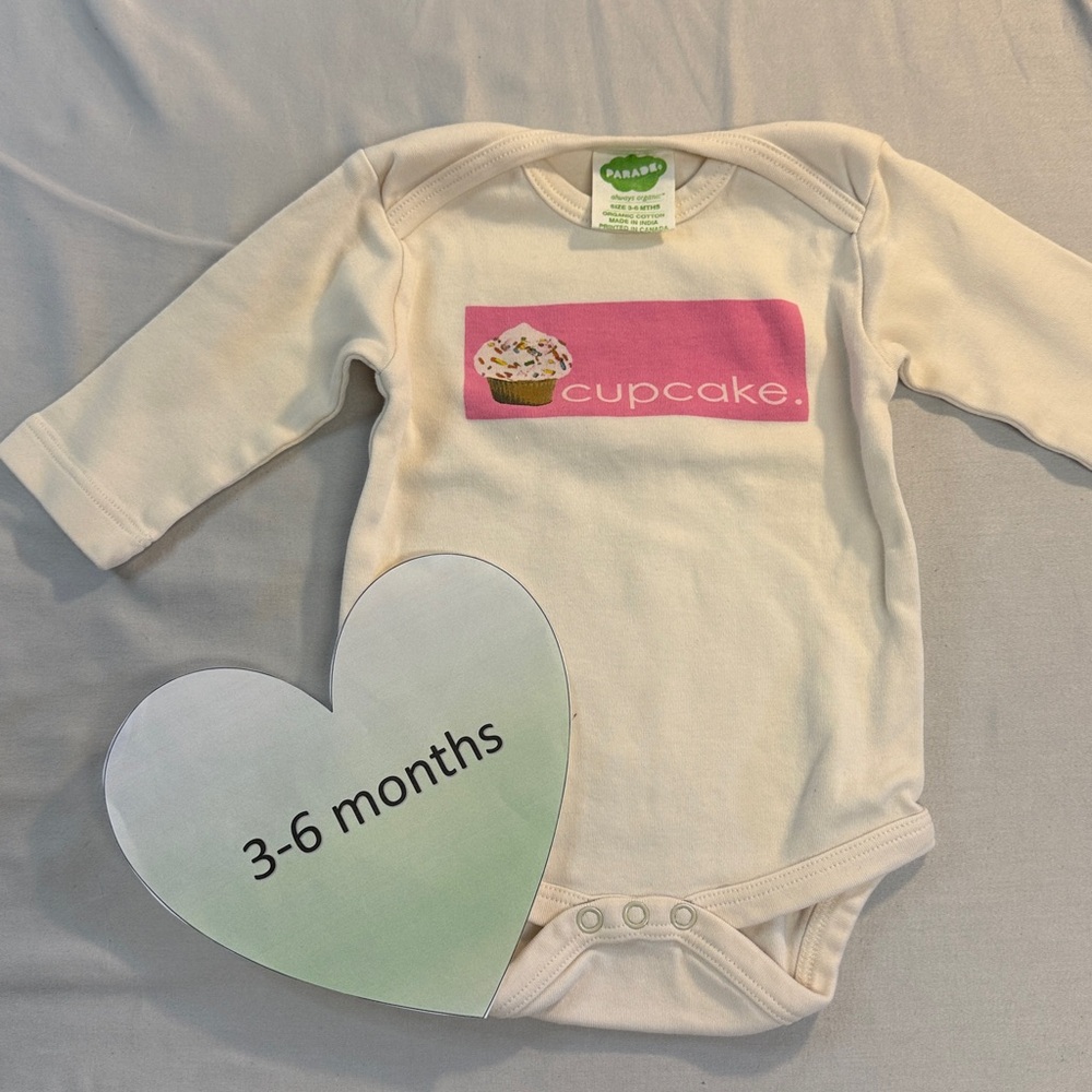 Parade - Canadian Organic cotton Cream Baby Onesie